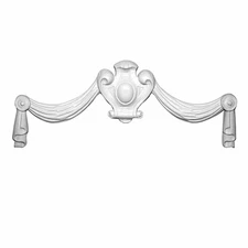 Door Pediment White Urethane Insert Renovators Supply