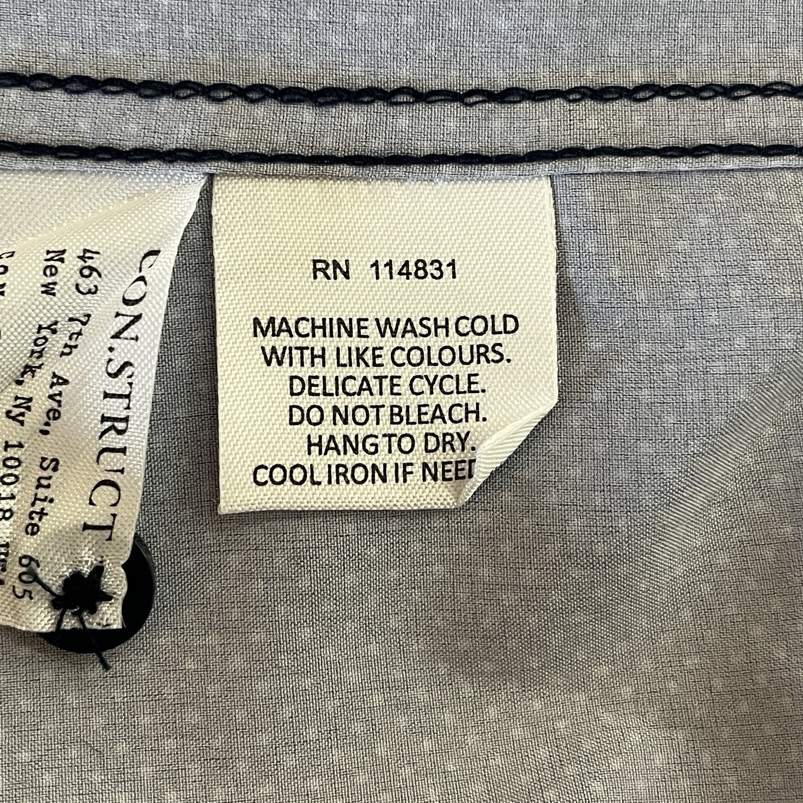 ConStruct 4 Way Stretch Button Up Shirt Mens m Sl… - image 8