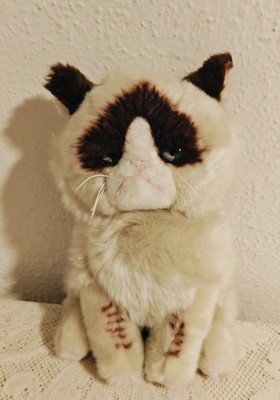 Gund 10  GRUMPY Cat Plush Stuffed Celebrity Animal, Very Soft and Cuddly!!