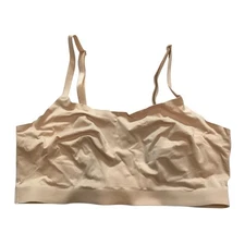 Soma Enbliss Luxe Adjustable Bralette Light Beige Seamless Comfort Size L