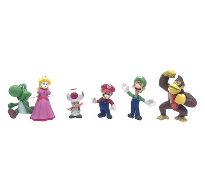 Spielzeug Figuren 6.Stück Action Set Spielfiguren Videospiel Held Cartoon Gaming