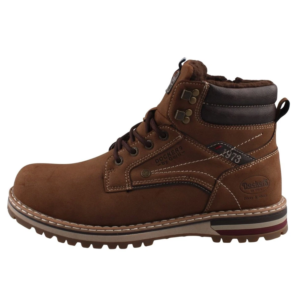 Dockers by Gerli Herren Winter-Stiefel Boot gefüttert Braun 57NY101-620300 - Bild 3 von 4