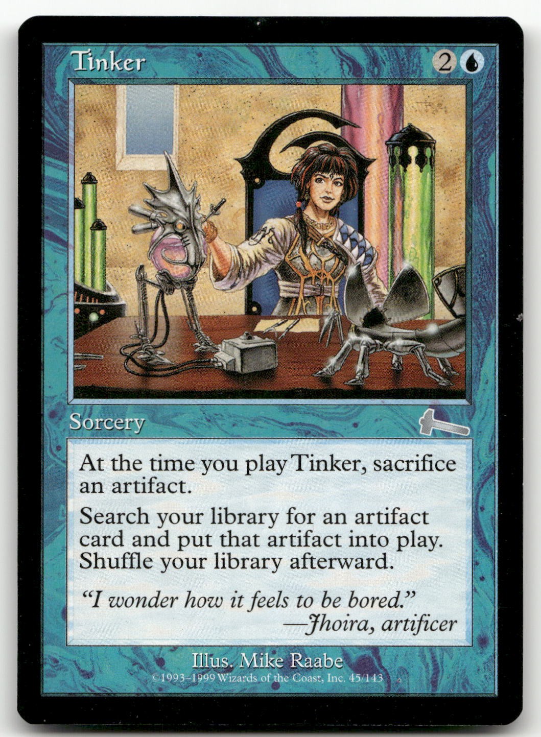 Tinker #45 (NM) Urza's Legacy ULG Magic MTG