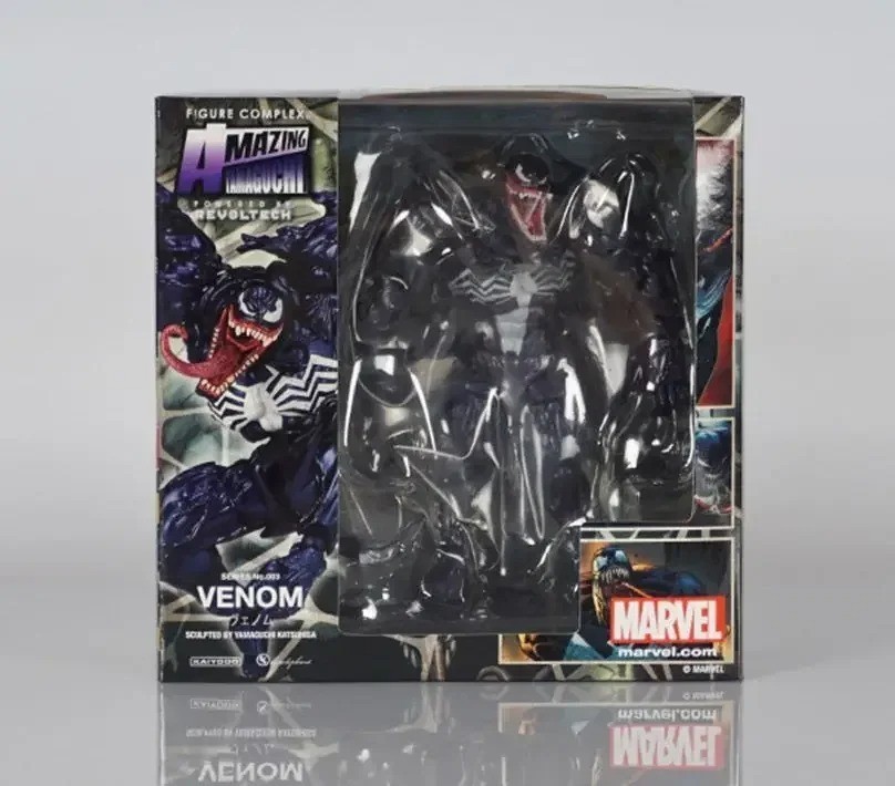 6.7'' Venom Action Figure Yamaguchi Revoltech Poseable Collectible Toy 17cm Gift