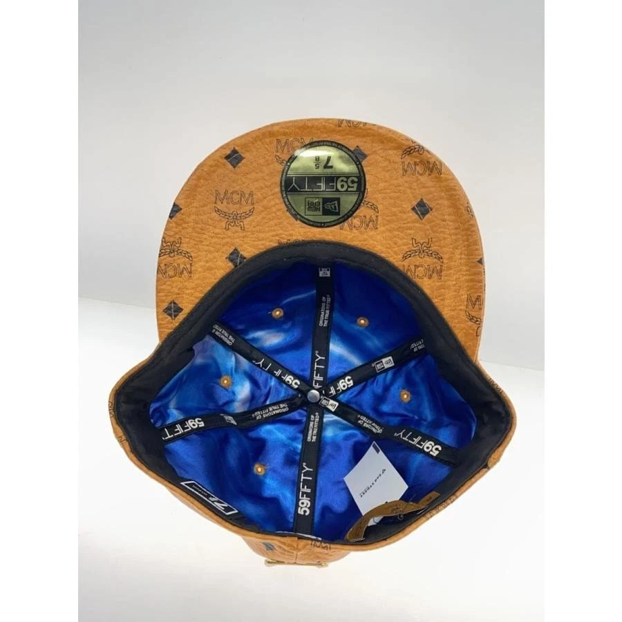 MCM Visetos Logo Auténtico Gorra de Béisbol Sombrero Ropa Hombre Accesorio Marrón Camel Foto 4 de 4