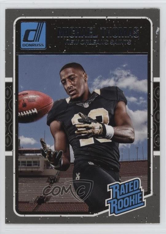 2016 Donruss Rated Rookies Michael Thomas #386 3g6