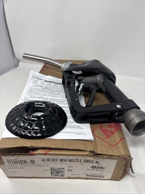 HUSKY BLACK DEF LOGO, N, 10 DEF M34 NOZZLE GMHG NL PART# 12150187N-04 W/flo-stop