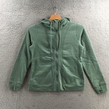 All In Motion Hoodie Jacket Womens Large Green Full Zip Longsleeve Pockets NEW