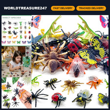 102 Mini Realistic Insect Toys - Educational Bug Figures for Kids, Party Favors,