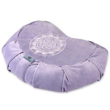 Florensi Meditation Cushion - Comfortable Floor Pillow 15x7x5 inches, Purple