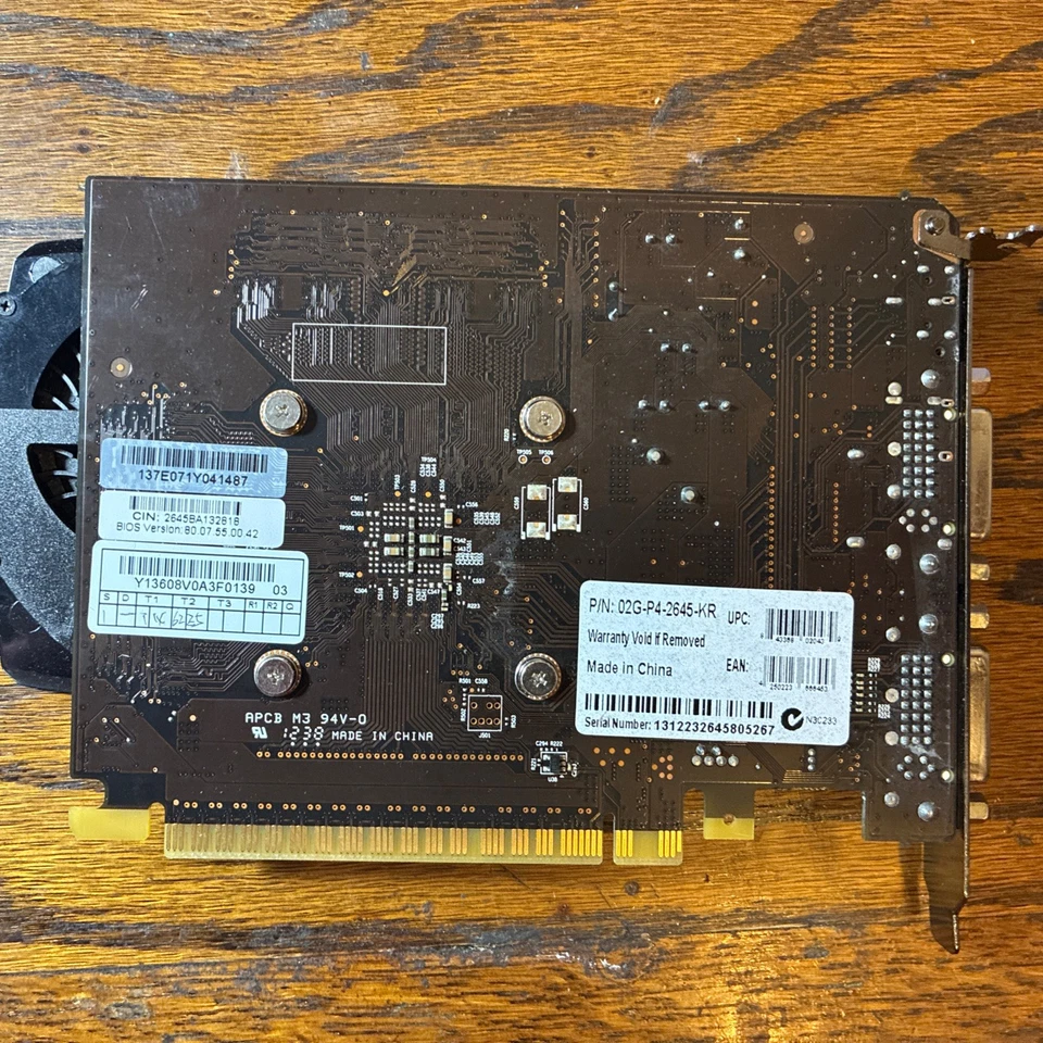 EVGA Nvidia GeForce GT 640 2GB DDR3 SDRAM PCI Express x16 Video Card - Image 2 of 2