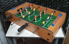 20" Wooden Table Top Foosball Soccer Game Miniature Portable Arcade Toy