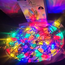 Holiday Time 25 ultra bright LED C9 Lights LED Multicolor Indoor/Outdoor 14ft