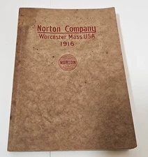 Vintage 1916 Norton Company Worcester, MA Catalog Product Guide Grinding Wheels