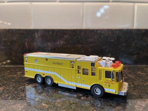 Code 3 Custom Yellow Fire Rescue HAZ-MAT Operations Unit No. 7 | eBay