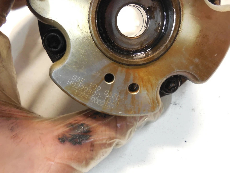 05-09 Audi A6 Quattro Intake Camshaft Adjuster Unit Gear 06E109083 - Image 3 of 4