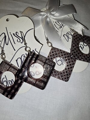 Earrings , 2 sets,  handmade , 2 for the price of one