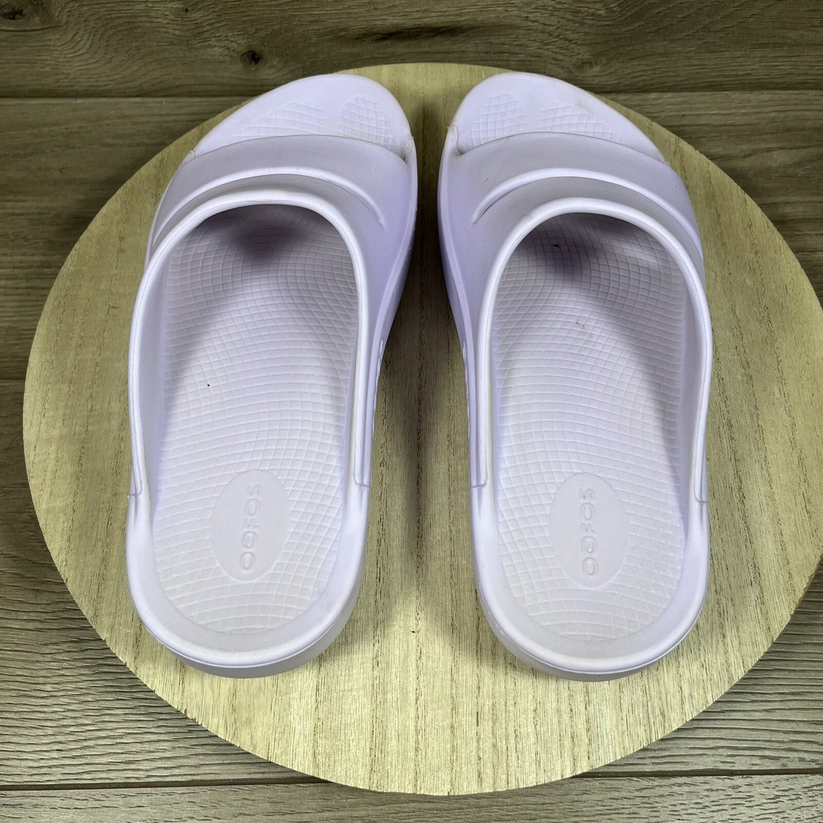 OOFOS OOahh Recovery Slides Lavender Unisex Men\'s 12 Women\'s 14 EU 45 NWOT Oofos Slide: Step into Comfort and Recovery main image 4