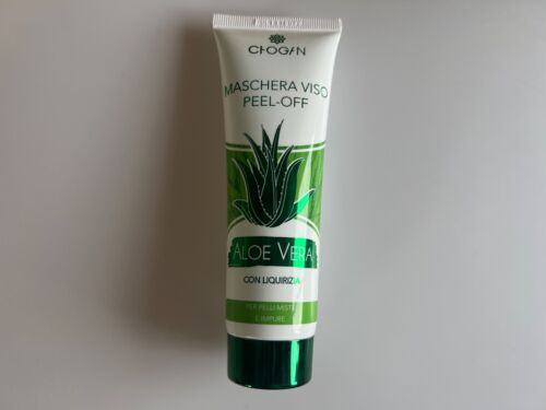 Chogan Peel-Off Organic Face Mask Facial Skin Peeling Aloe Vera And Liquorice - Picture 1 of 3