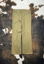 LEVIS STA PREST PANTS Flare 517 Green 33x27 TALON 42 VINTAGE 1970s