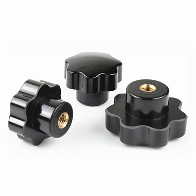 Knob Female Thread Plastic Star Clamping Nut Knob Screw Machine Handle M4 to M16
