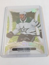 2021-22 Upper Deck Ovation Riley Damiani World Premiere /99 Lime Green Rookie
