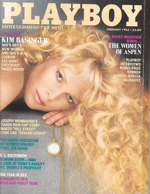 Playboy Magazine February 1983 Melinda Mays Playmate KIM BASINGER Women Of Aspen