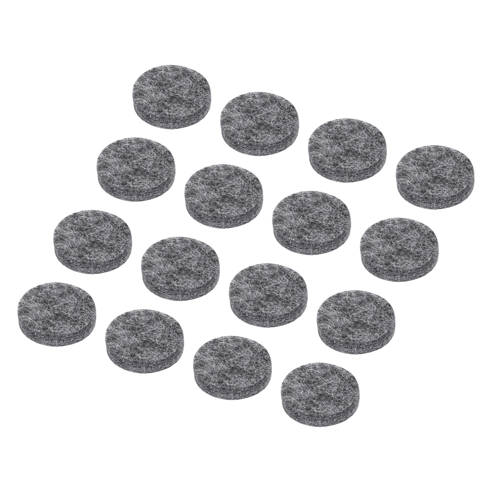 48pcs Felt Furniture Pads, 0.79 Inch Round Small Felt Protectors Dark Gray