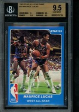 1983 Star All-Star Game #19 Maurice Lucas BGS 9.5