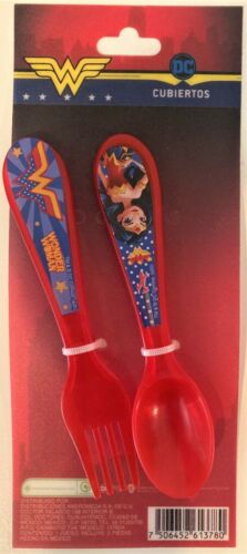 Wonder Woman 2021 Andromeda Mexico Plastic Spoon and Fork Set. - 第 1/1 張圖片