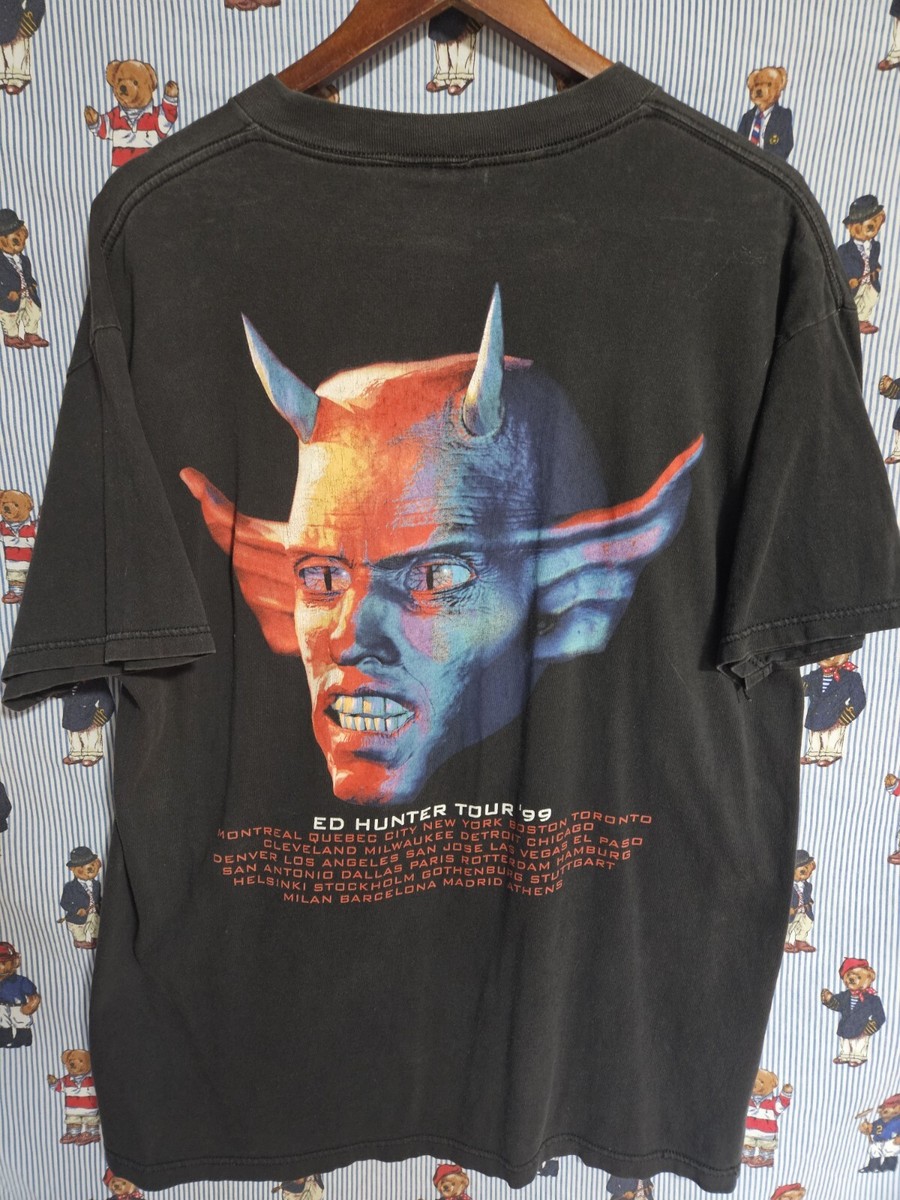 Vintage Iron Maiden Ed Hunter 1999 Shirt Welcome Armageddon Vintage Iron Maiden Ed Hunter 1999 Shirt Welcome Armageddon
