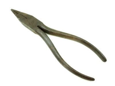 Utica 6'' Narrow Needle Nose Pliers Specialty R-2291 W.E. Co. Vintage