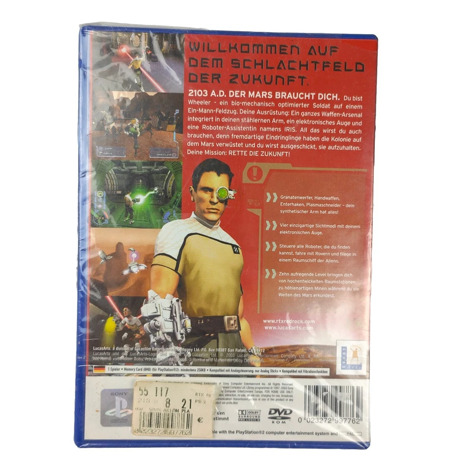 RTX Red Rock PlayStation 2 Rare German Edition PS2 Game | Brand New Sealed - Image 2 of 4