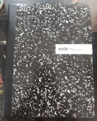 Office Depot 4 Composition Books, 7-1/2'' x 9-3/4'', Wide Ruled, 100 Sheets each