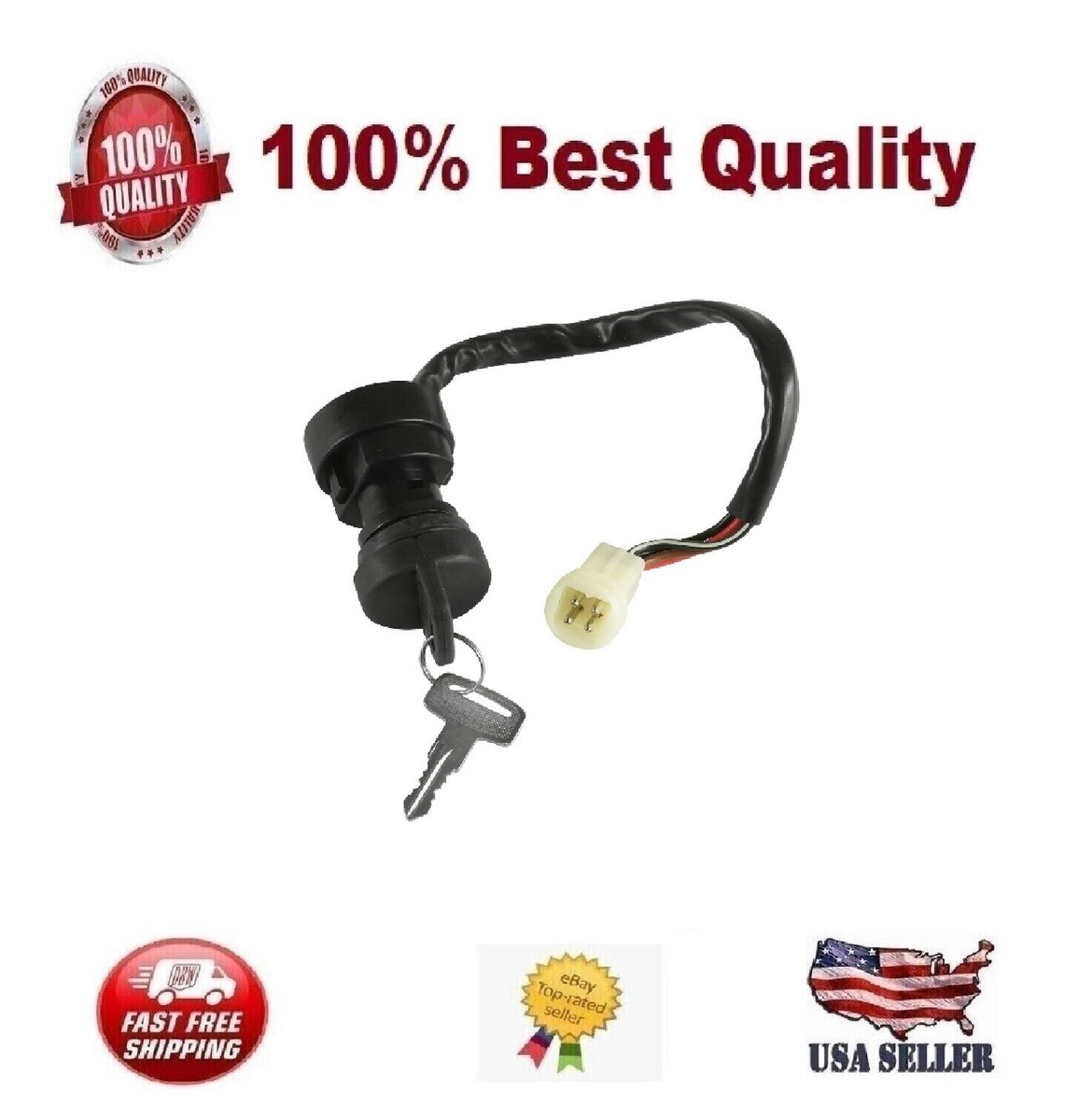 m New Ignition Key Switch for Yamaha 2Fj-82510-02-00 1Uy-82510