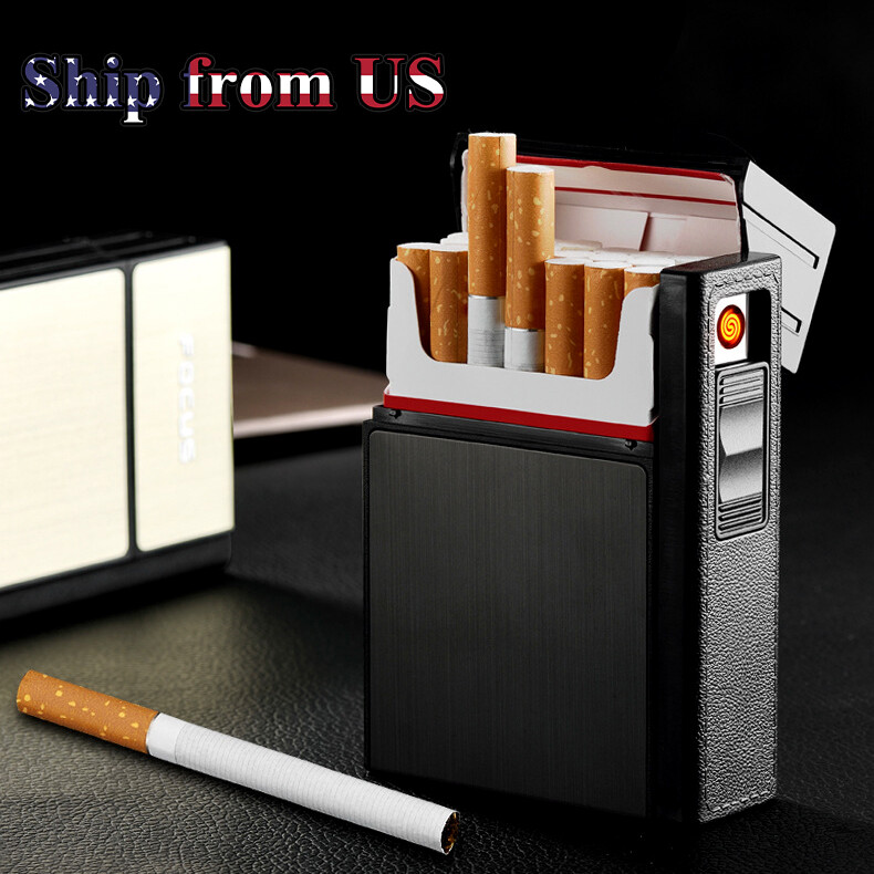 Flameless Tobacco Box Holder Waterproof Rechargeable