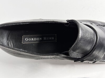 Size 9 Gordon Rush Lavorazione Artigiana Black Loafer  display picture 2