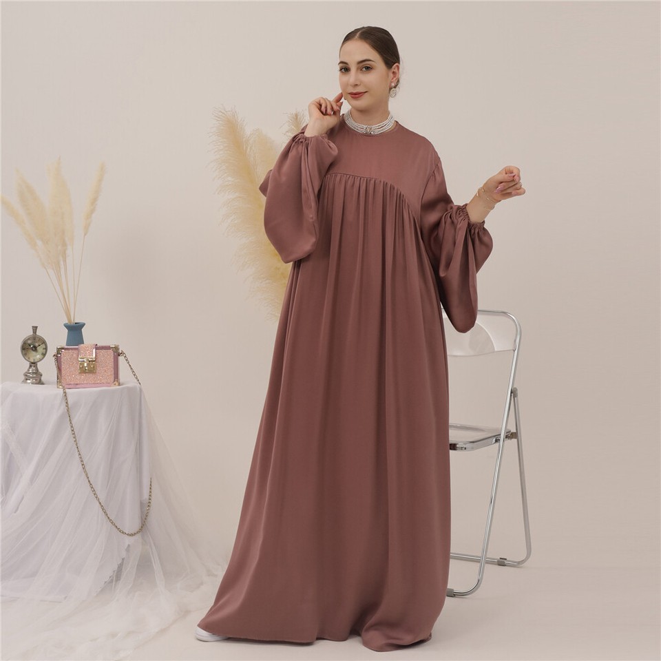 Modest Muslim Loose Kaftan Women Long Dress Abaya Islamic Caftan ...