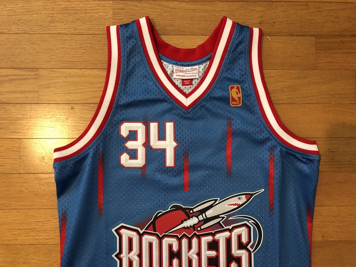 New S Mitchell & Ness Hakeem Olajuwon Houston Rockets Swingman 96