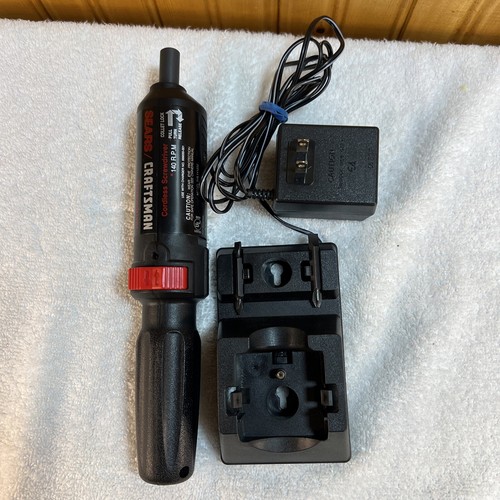 Sears Craftsman Cordless Screwdriver 140 Rpm Model 315.111232 With
