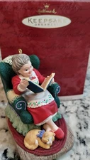 1997 Hallmark Keepsake Studio Edition Ornament Mrs. Claus's Story Collector's