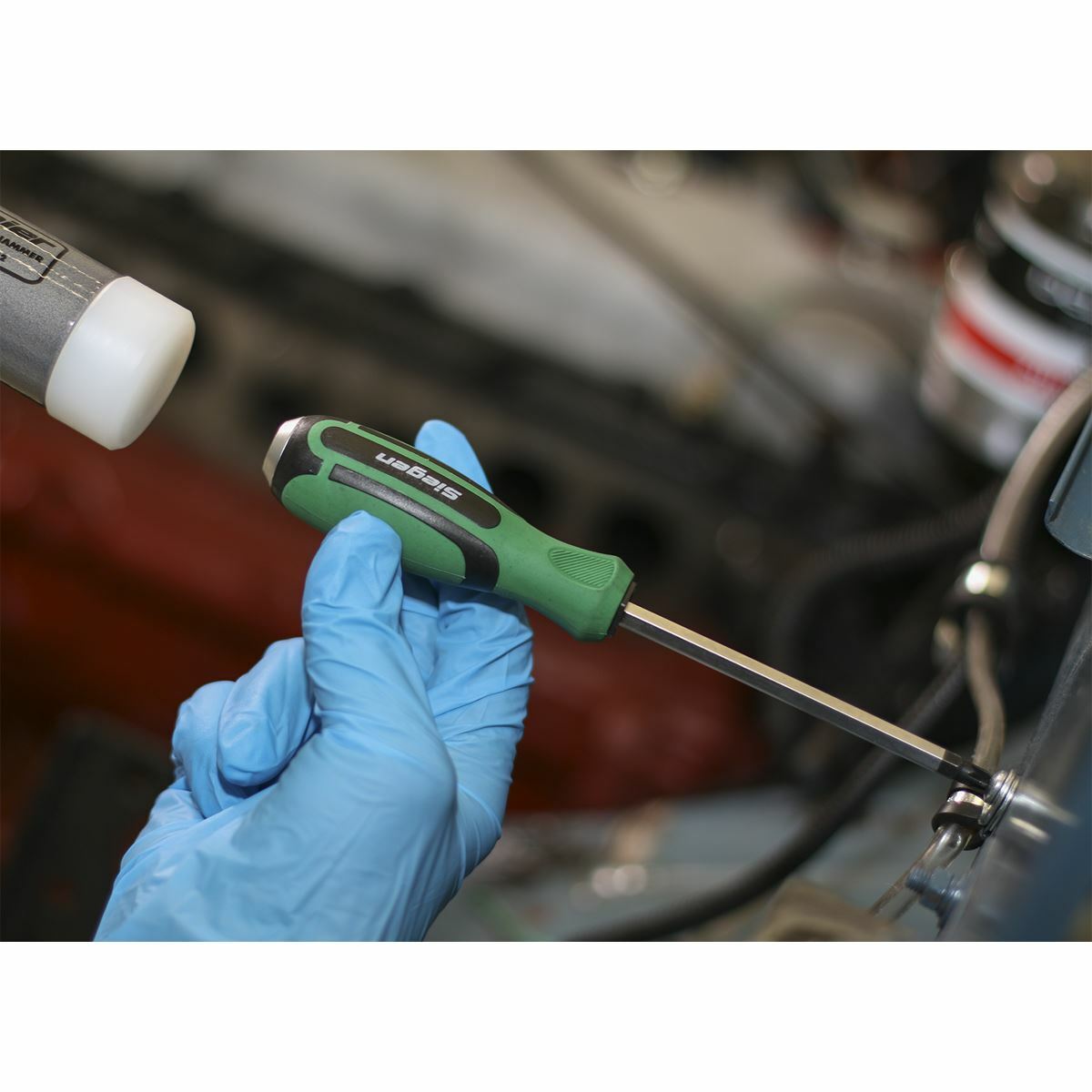 Seigen by Sealey Hammer-Thru Screwdriver, Hex Key & Bit Set 44pc