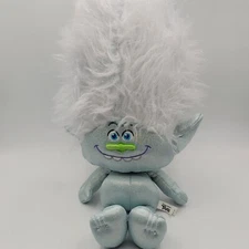 Trolls Guy Diamond Plush 21" Stuffed Animal Toy Factory Blue Sparkle Big Hair 