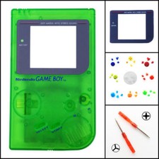 Nintendo Game Boy Original DMG-01 Replacement Housing Shell Clear Green BUTTONS