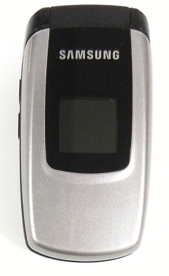 Samsung SGH-T201G - Silver and Black ( Net10 ) Rare Cellular Flip
