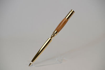 Whiskey Barrel Bullet Letter Opener in Gold Finish