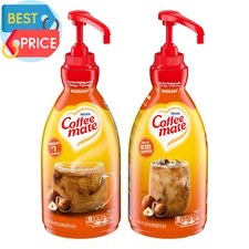 Coffee Creamer, Hazelnut, Concentrated Liquid Pump Bottle, Non Dairy, No Refrige