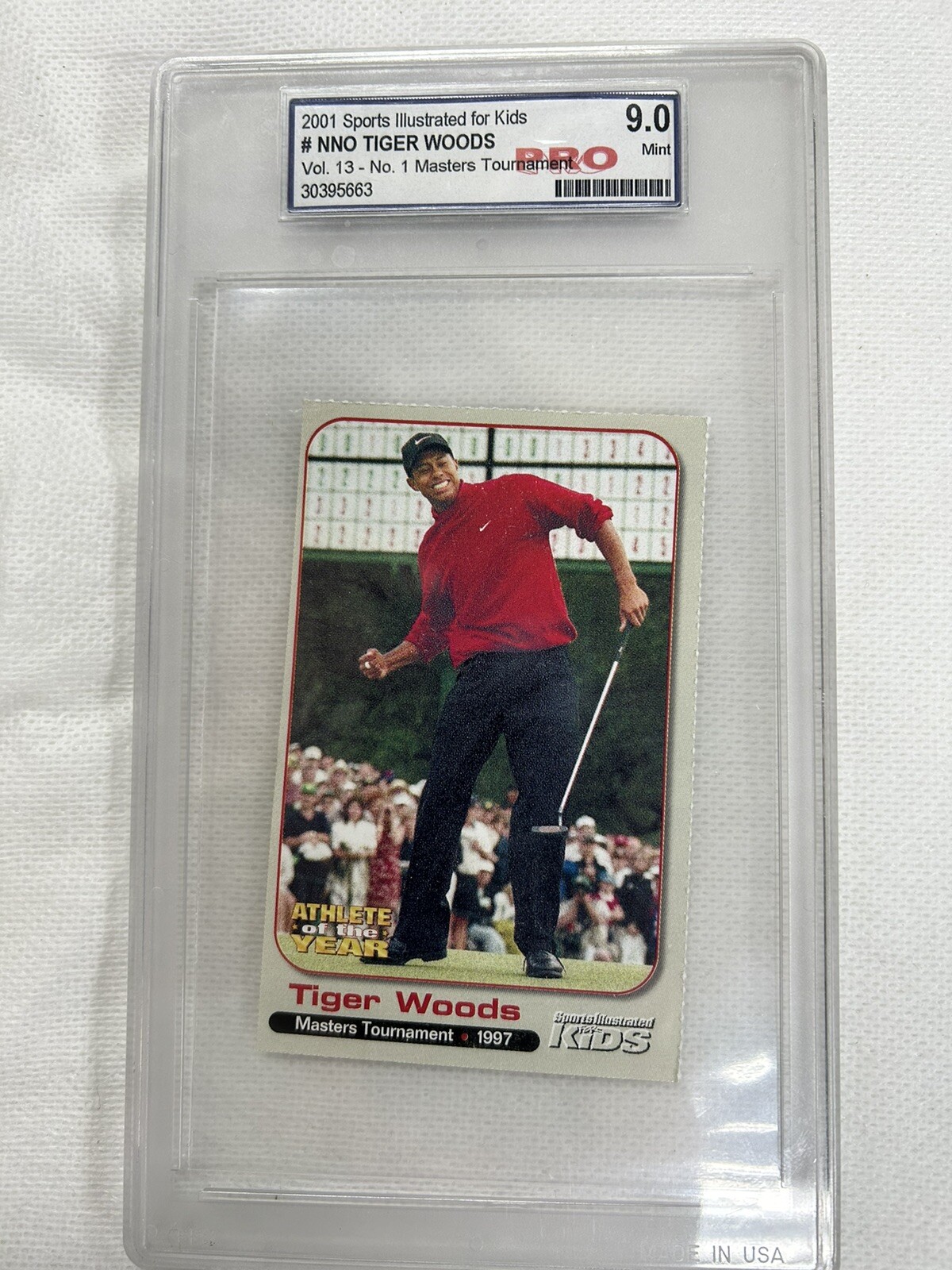 Tiger Woods & Jack Nicklaus Golf Cards view 12