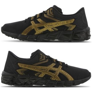 asics black and gold shoes