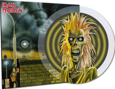 Iron Maiden - s/t Lim. 40th Anniversary Edition Crystal Clear Pic Disc Vinyl NEU - Bild 1 von 3